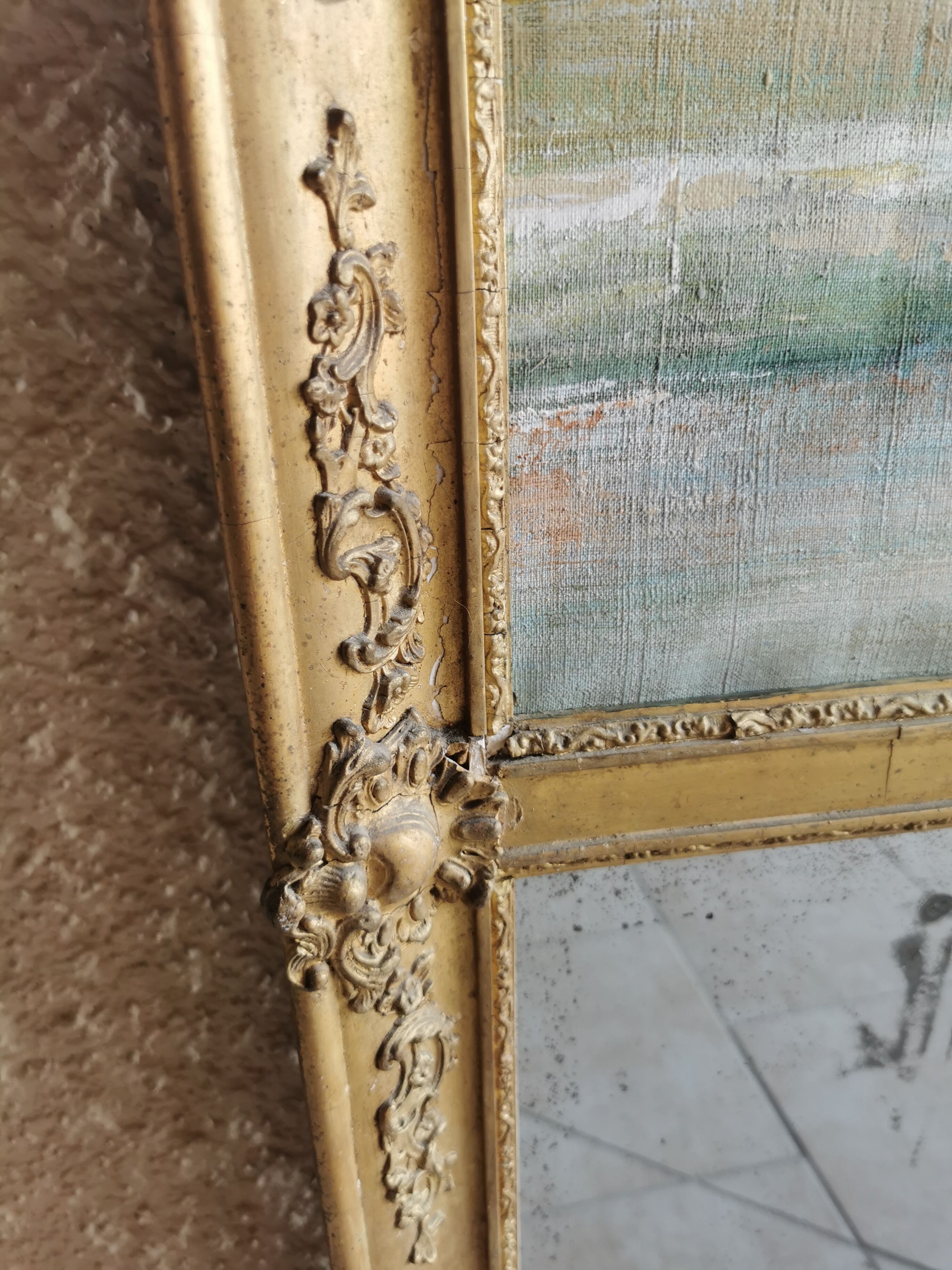 Louis xv style trumeau