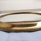 Round art deco mirror tray