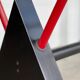 Modernist table / desk gigante zambusi boccato X seccose Memphis 1980