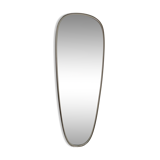 Mirror shape free 50s silver metal