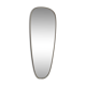 Mirror shape free 50s silver metal