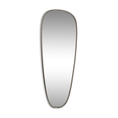 Mirror shape free 50s silver metal