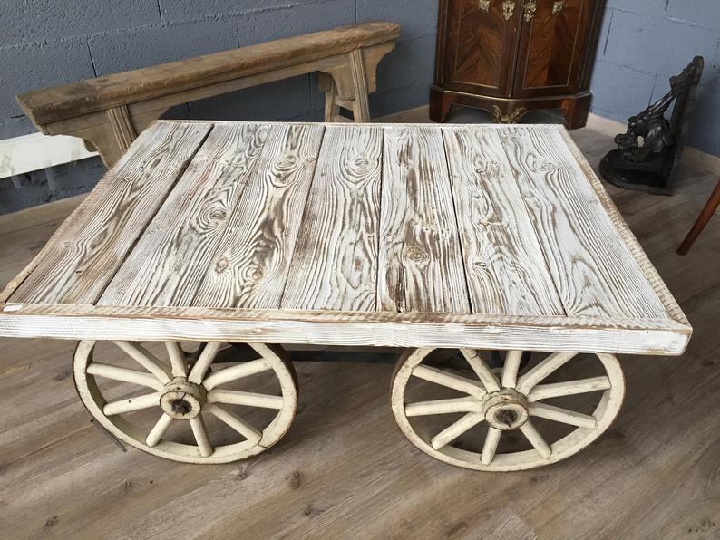 Vintage industrial coffee table