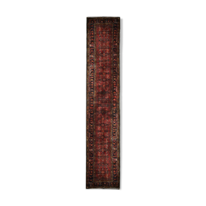 Tapis vintage red wool