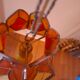 Tiffany-style stained glass pendant light