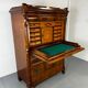 Well made Vintage Biedermeier Oak and Mahogany Secretaire desk, 1860