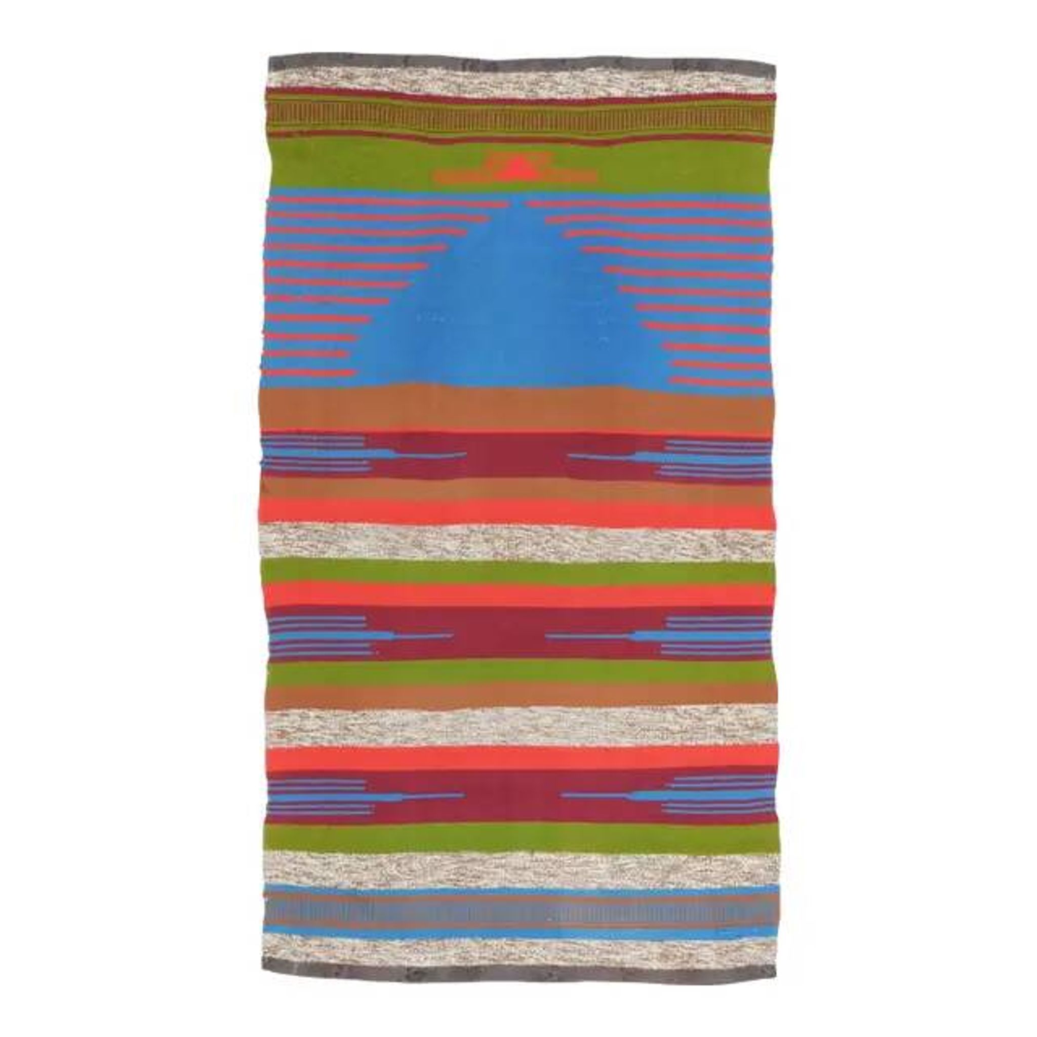 1970s Vintage Turkish Oushak Handmade Wool Cotton Blue Runner Rug  73x131