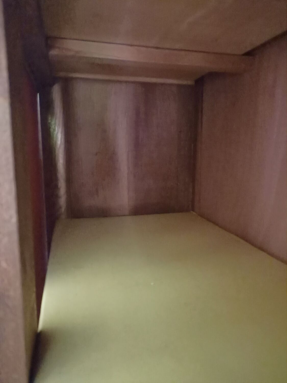 Formica and wood sideboard