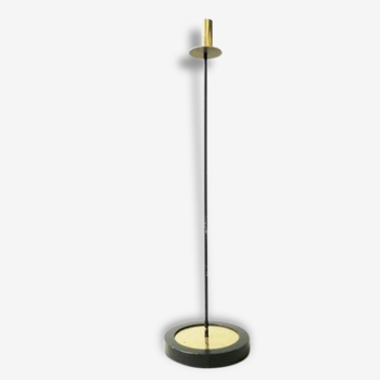 Scandinavian ground brass candlestick