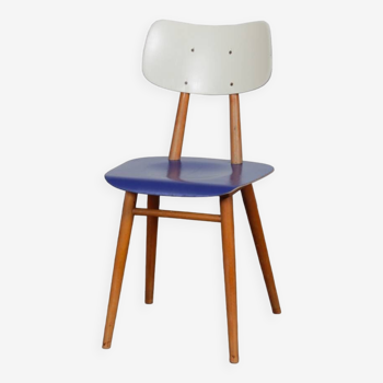 Vintage wooden chair produced by Ton, 1960s