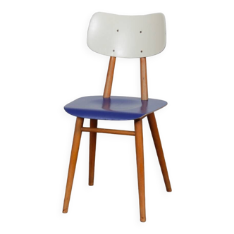 Vintage wooden chair produced by Ton, 1960s