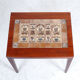 Rosewood Side Table with Baca Tiles by Severin Hansen for Haslev Møbelsnedkeri, 1960s