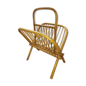 Rattan / bamboo magazine rack