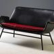 Leather Living Room Set, 1960s, Czechoslovakia