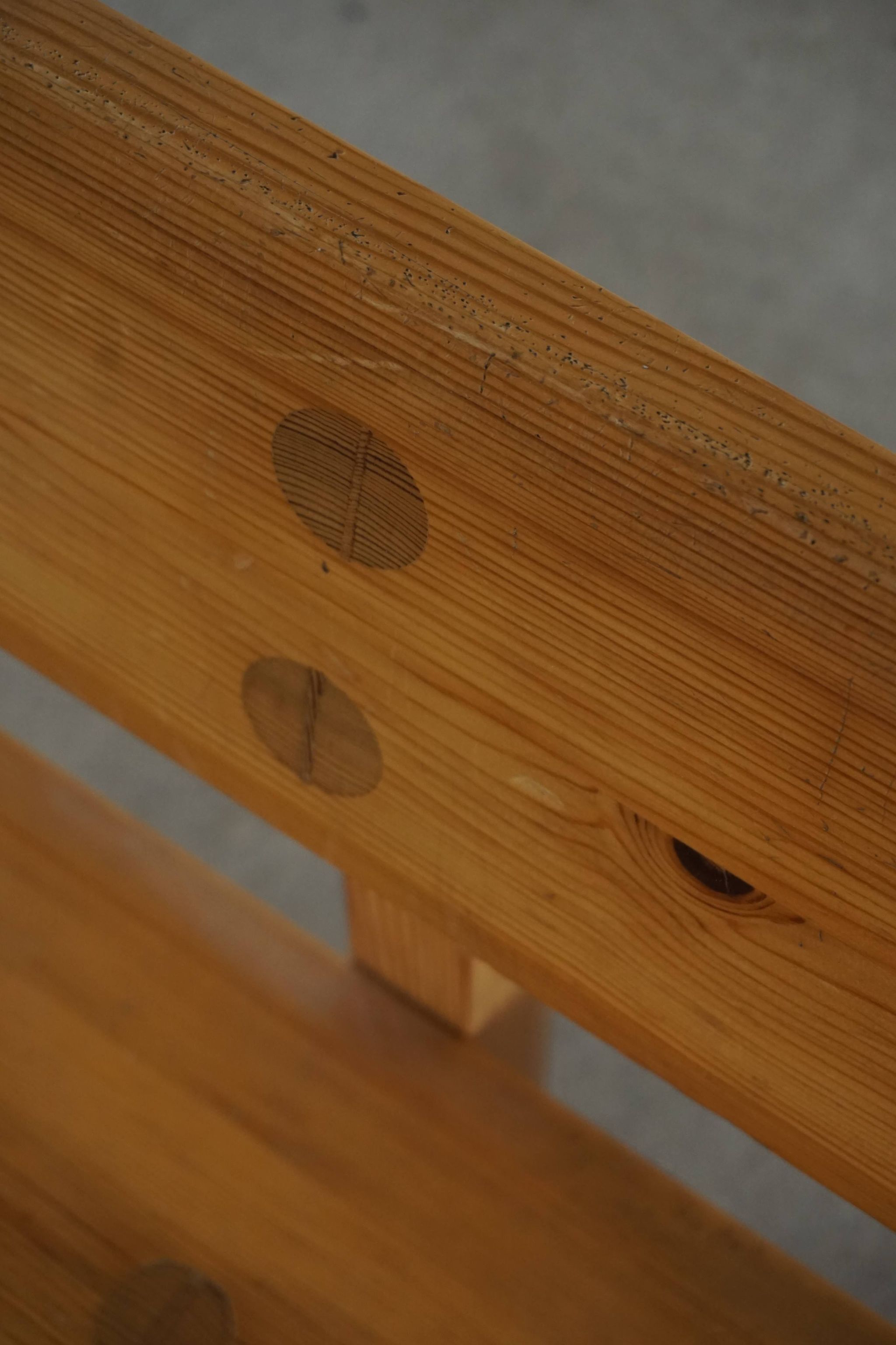 Mid century Swedish pine bench, made by Carl Malmsten for Karl Andersson & Söner, 1960s