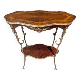 Napoleon III Marquetry Center Table
