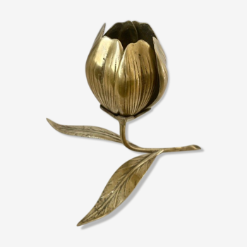 Ashtray "flower" brass 1970