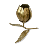 Ashtray "flower" brass 1970