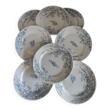 8 assiettes plates