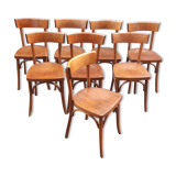 Bistro chairs 50s, set of 8