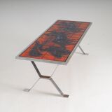 Mid-century modern tiled coffee table by Bayer