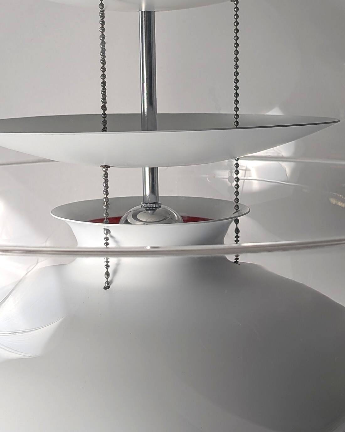 Panto White Lamp by Verner Panton