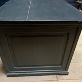 Antique painted wooden counter