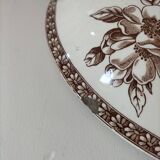 Soupière ancienne en terre de fer – décor "Marguerite", Grand Dépôt Paris