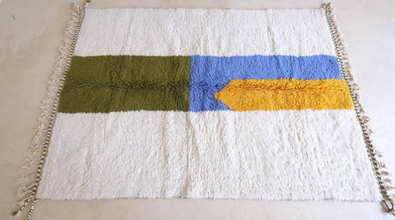 Berber wool rug Azilal size 150 x 250 cm - custom made