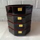 4 large 20 cl opaline cups french vintage arcoroc model octime, year
