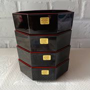 4 grandestasses 20 cl opaline français vintage arcoroc modèle octime, année