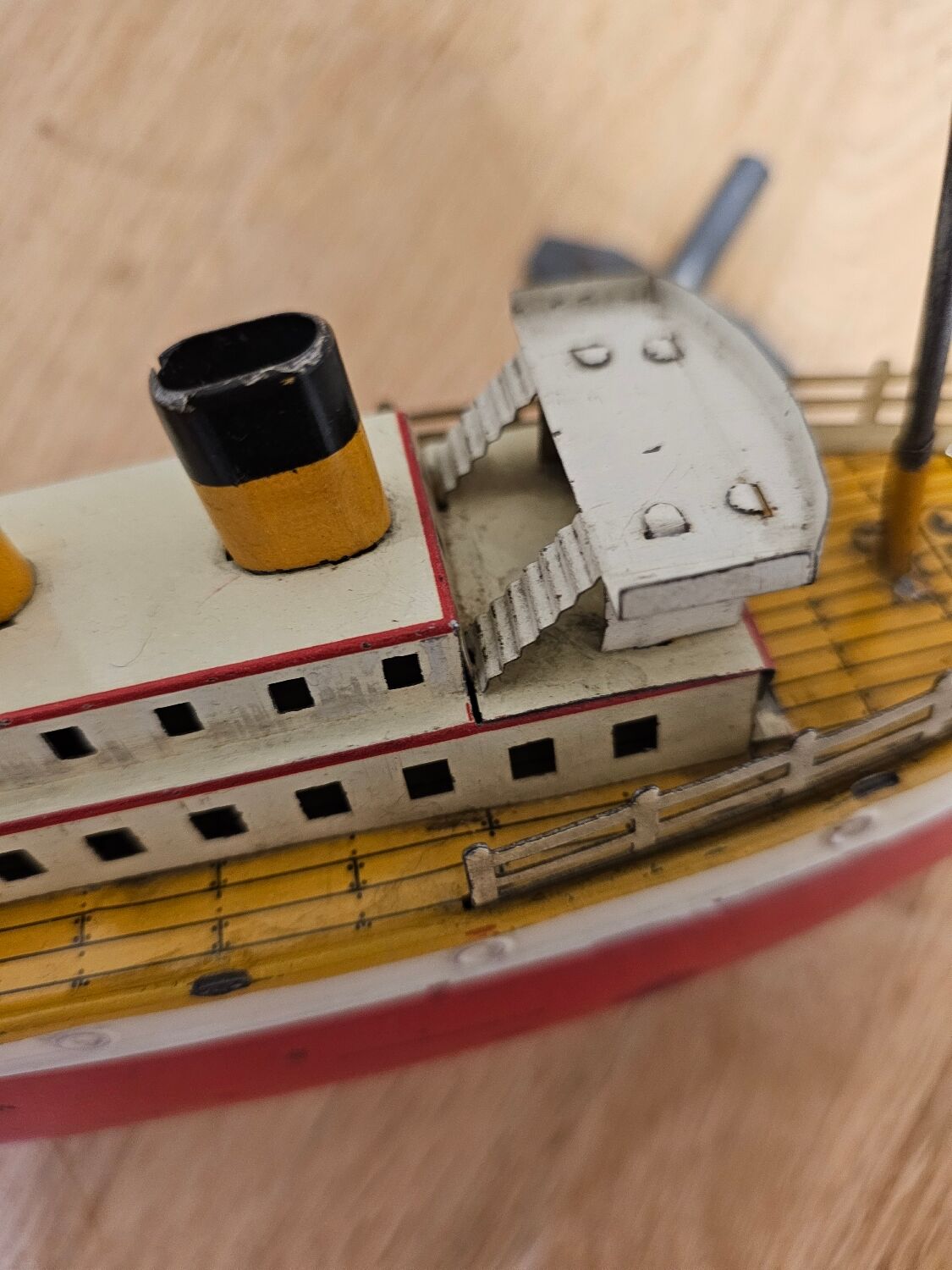 Jep Ocean Liner Lithographed Tin