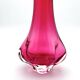 Set of 2 Organic Art Vases Josef Hospodka - Sommerso Fuchsia