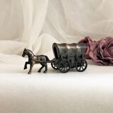 Metal pencil sharpener vintage horse and carriage collection