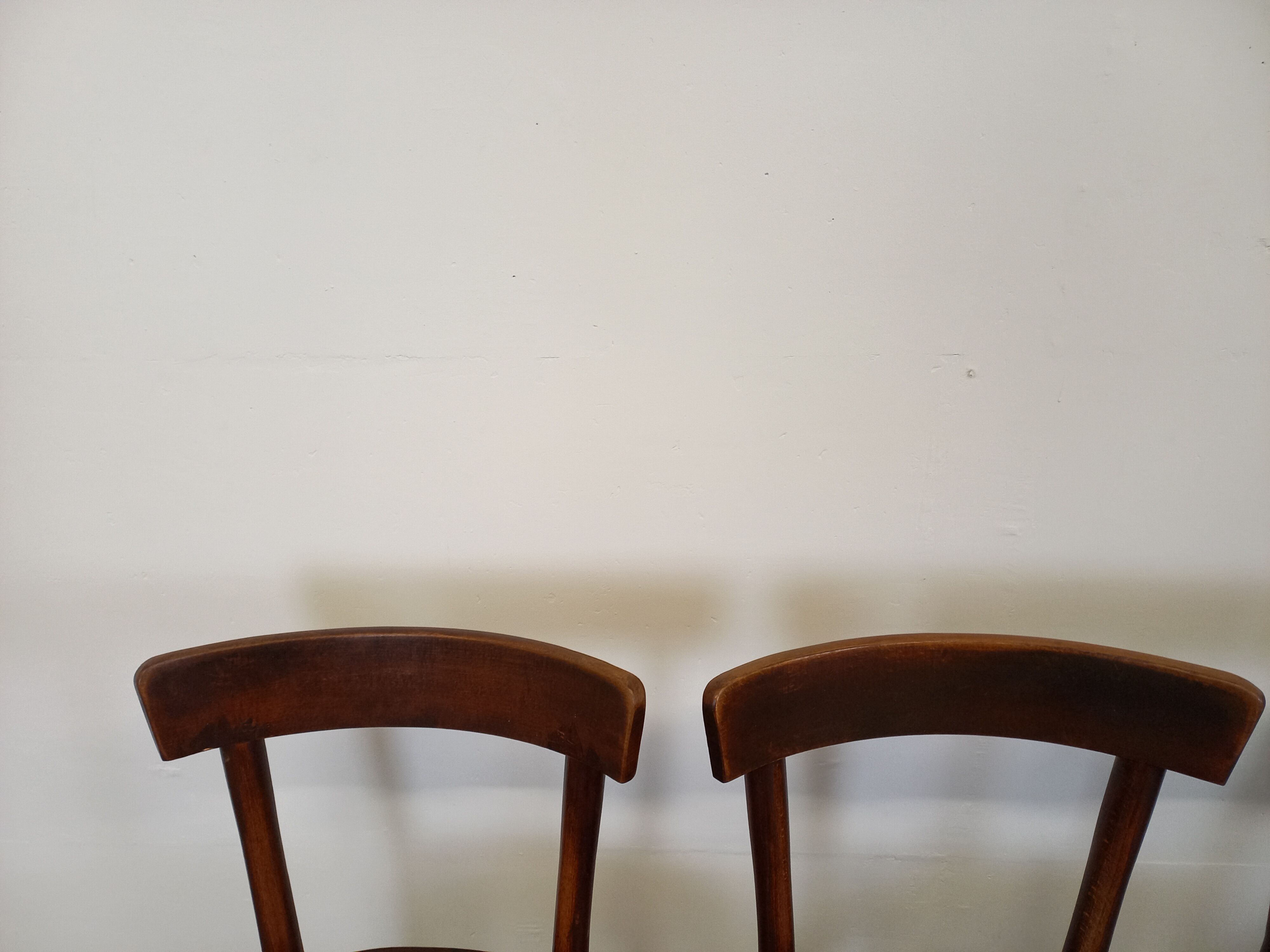 Vintage bistro chairs lot of 4