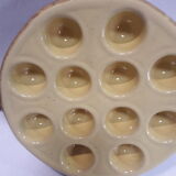 Dish or plate for 12 vintage snails (1)