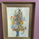 Floral bouquet – Oil painting in impasto