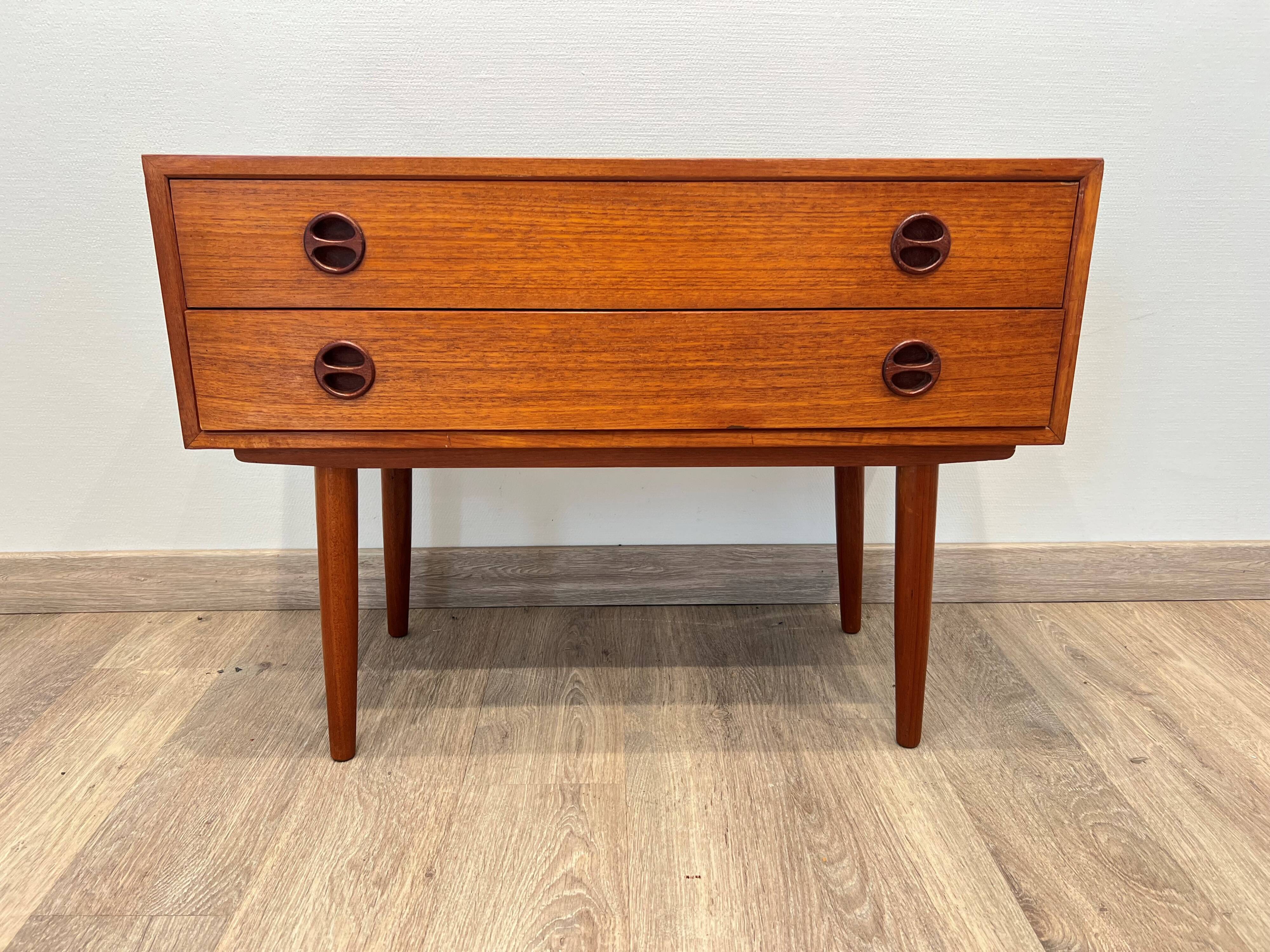 Scandinavian teak commode Denmark 1960s