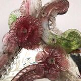Murano colored glass table mirror