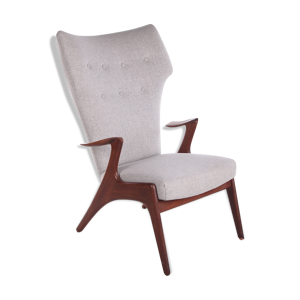 fauteuil danois en bois - 1950
