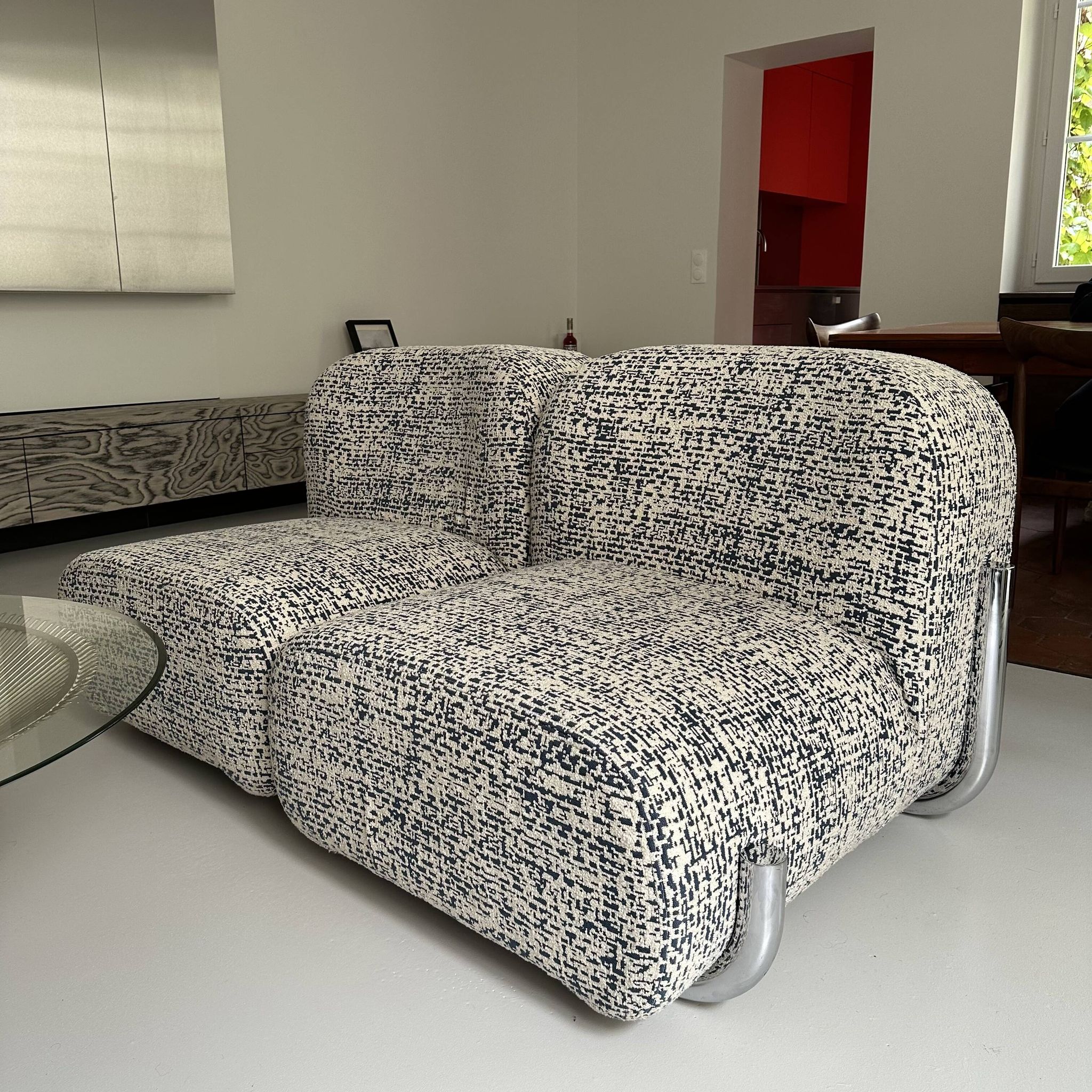 Two-seater sofa by Sigmachair, Italy, 1960.
