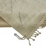 Hand-Knotted Turkish Contemporary 288 cm x 376 cm Beige Wool Carpet