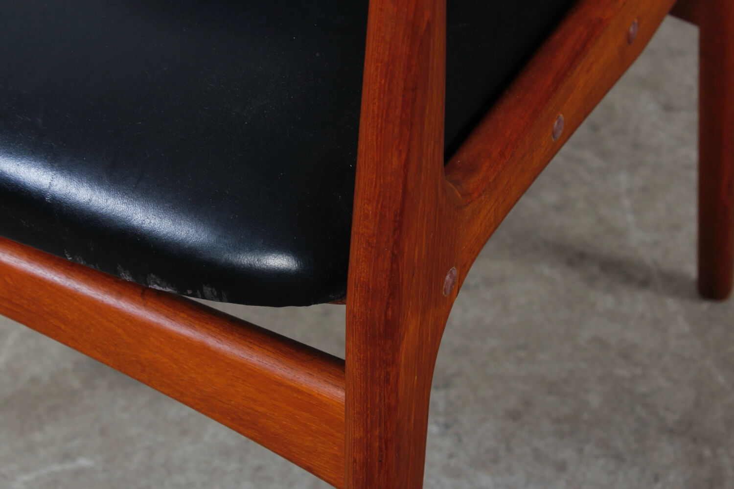 Vintage Teak Stuhl Design Arne Vodder Danish Mid Century