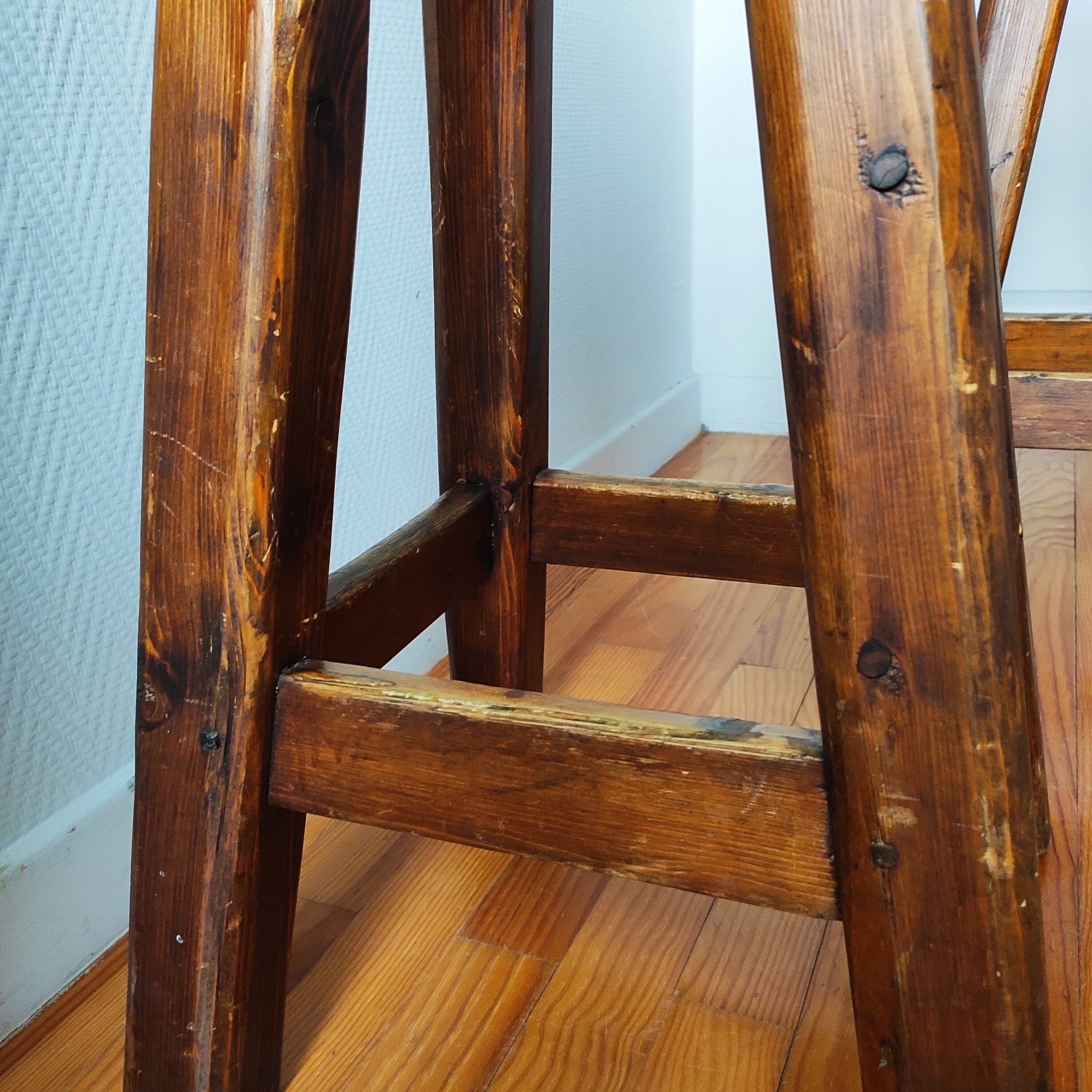 Vintage brutalist bar stools 1960/70