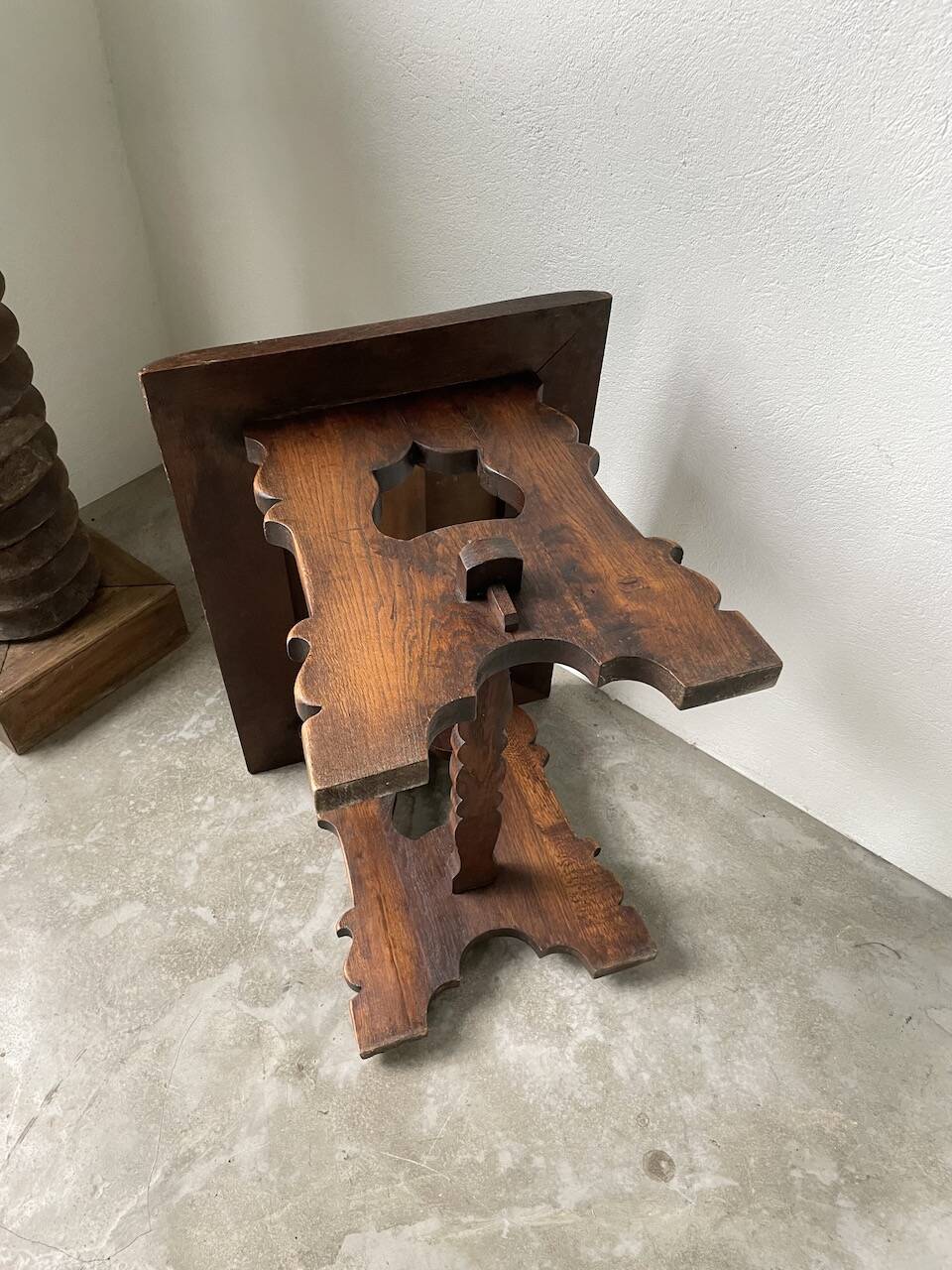 50s Brutalist Oak Coffee Table