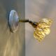Vintage amber glass lampshade - tableware collection