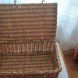 Wicker suitcase
