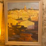 Painting "Martigues Canal, mirror to birds" 1980