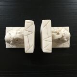 Pair of elephant bookends