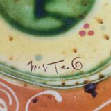 Vintage ceramic pocket emptier signed